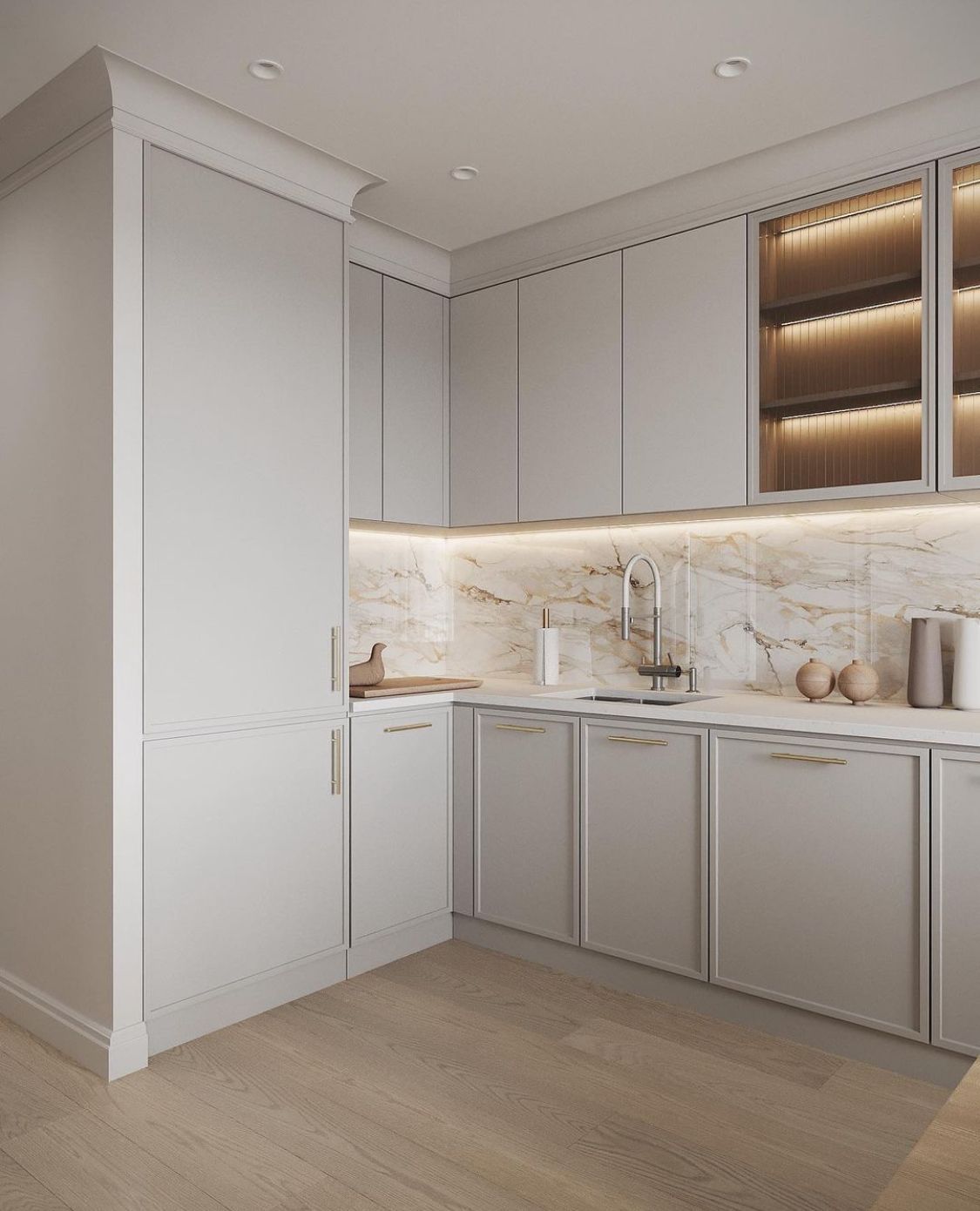 Kuchnia natural moodboard